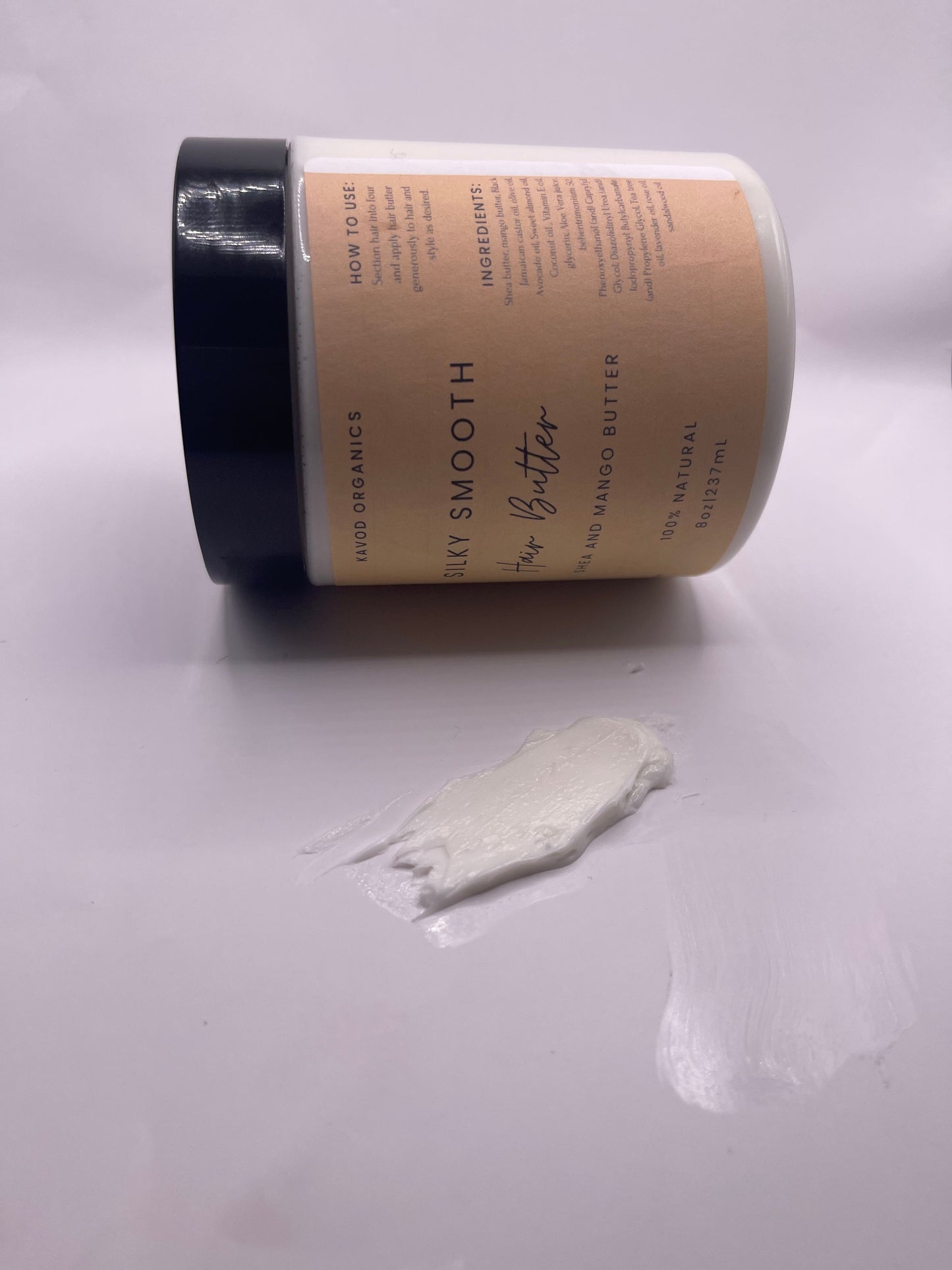 Silky smooth hydrating hair butter